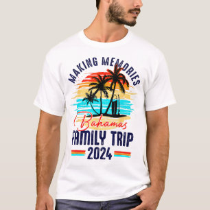 Bahamas Familienausflug 2024 Erinnerungen Familien T-Shirt
