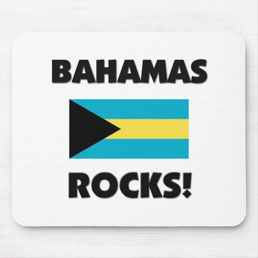 Bahamas-Felsen Mousepad (Vorne)
