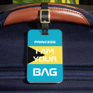 Bahamas Flag & Bahamas Reise /Personalisierte Bag Gepäckanhänger