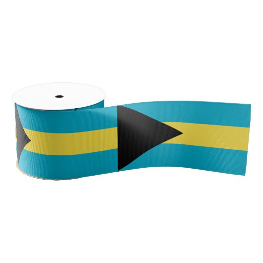 Bahamas Flag & Bahamas - Reise, Urlaub/Sport Ripsband (Spule)