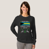 Bahamas Flag Bahamian Weihnachtssüßer T-Shirt (Vorne ganz)