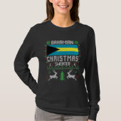 Bahamas Flag Bahamian Weihnachtssüßer T-Shirt (Vorderseite)