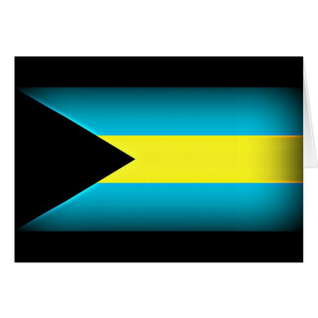 Bahamas Flag Dark Edge (Vorderseite (Horizontal))