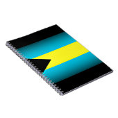 Bahamas Flag Dark Edge Notizblock (Rechte Seite)