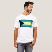 Bahamas Flag Dark Edge T-Shirt (Vorne ganz)