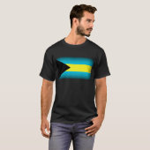 Bahamas Flag Dark Edge T-Shirt (Vorne ganz)