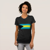 Bahamas Flag Dark Edge T-Shirt (Vorne ganz)