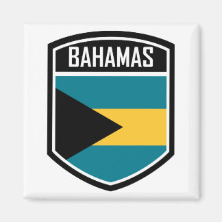 Bahamas-Flag-Emblem Magnet