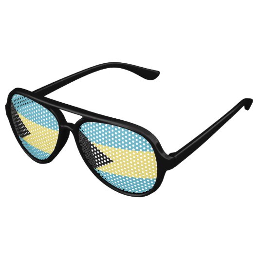Bahamas-Flag-Emblem Partybrille (Schrägansicht)