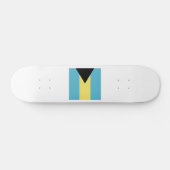 Bahamas-Flag-Emblem Skateboard (Horizontal)