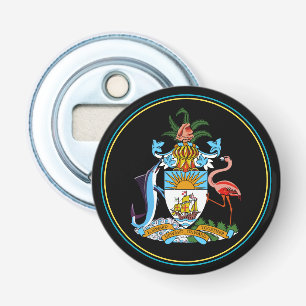 Bahamas Flag Flaschenöffner, Bahamas Emblem / Part Flaschenöffner