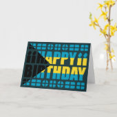 Bahamas Flag Geburtstagskarte Karte (Gelbe Blume)