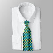 Bahamas Flag Honeycomb Krawatte (Gebunden)