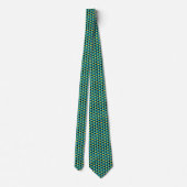 Bahamas Flag Honeycomb Krawatte (Rückseite)