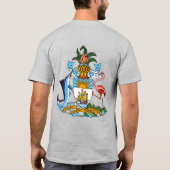 Bahamas Flag Independence Celebration T-Shirt (Rückseite)