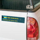 Bahamas Flag + Karte Autoaufkleber (Auf Lkw)
