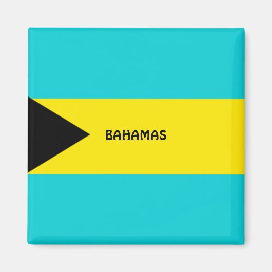 Bahamas-Flag-Kühlschrank-Magnet Magnet (Vorne)