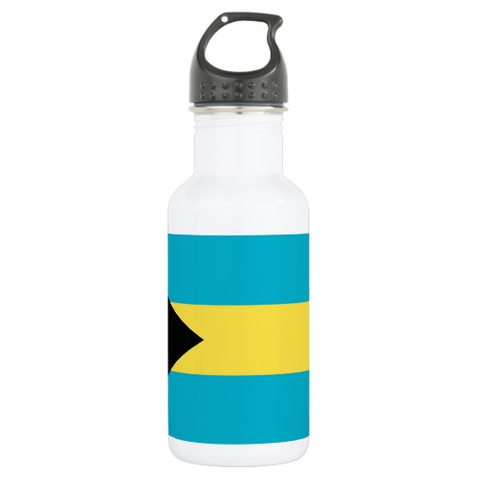 Bahamas Flag Liberty Flasche Edelstahlflasche (Vorderseite)