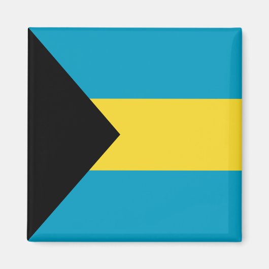 Bahamas Flag Magnet (Vorne)