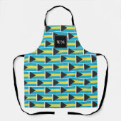 BAHAMAS FLAG | Monogramm | Bahamas Schürze (Vorderseite)