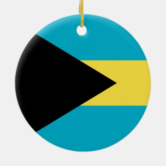 Bahamas Flag Ornament (Hinten)