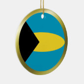 Bahamas Flag Ornament (Rechts)