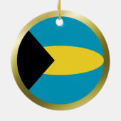 Bahamas Flag Ornament (Hinten)