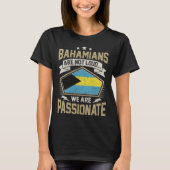 Bahamas Flag Passionate Bahamians Girls & Women T-Shirt (Vorderseite)