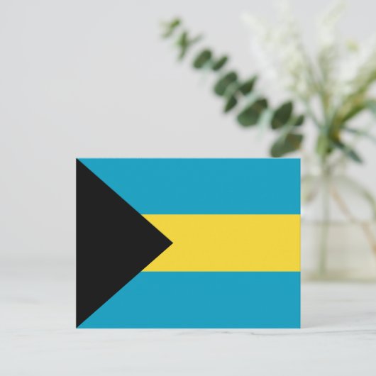 Bahamas Flag Postkarte (Stehend Vorderseite)