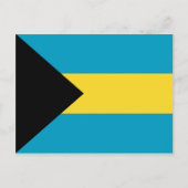 Bahamas Flag Postkarte (Vorderseite)