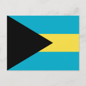Bahamas Flag Postkarte (Vorderseite)
