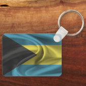 Bahamas Flag Schlüsselanhänger (Vorderseite)