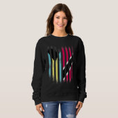 Bahamas Flag Trinidad&Tobago Grown Country Flags S Sweatshirt (Vorne ganz)
