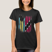 Bahamas Flag Trinidad&Tobago Grown Country Flags S T-Shirt (Vorderseite)