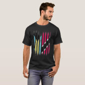 Bahamas Flag Trinidad&Tobago Grown Country Flags S T-Shirt (Vorne ganz)