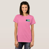 Bahamas Flag und Map dk T - Shirt (Vorne ganz)