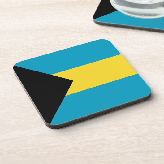 Bahamas Flag Untersetzer (Linke Seite)