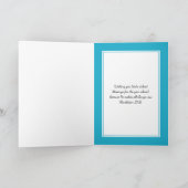 BAHAMAS FLAG| Weihnachtspudding| festlich Feiertagskarte (Innenseite)