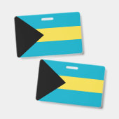 Bahamas-Flagge Ausweis (Front & Back)