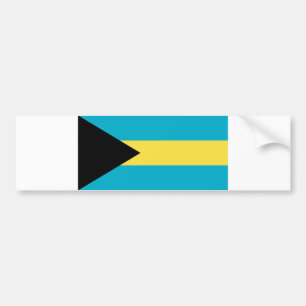 Bahamas-Flagge Autoaufkleber