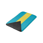 Bahamas-Flagge Badematte (Schrägansicht)