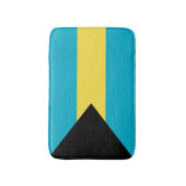 Bahamas-Flagge Badematte (Vorderseite Vertikal)