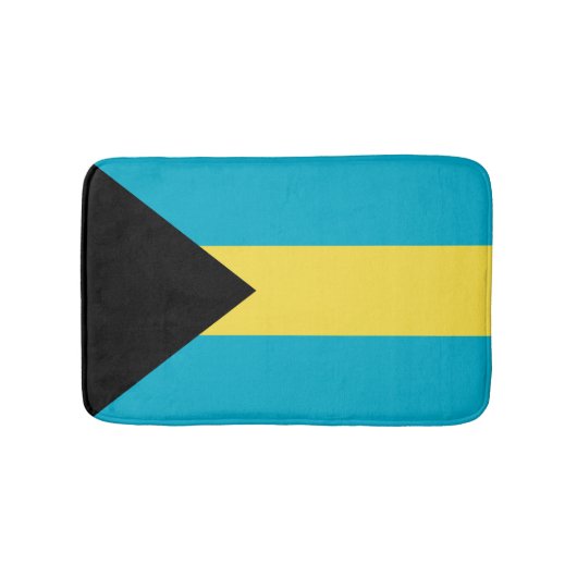 Bahamas-Flagge Badematte (Vorderseite)