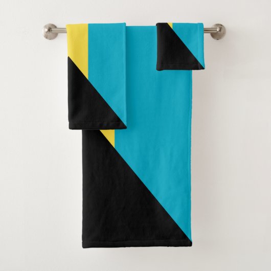 Bahamas-Flagge Badhandtuch Set (Insitu)