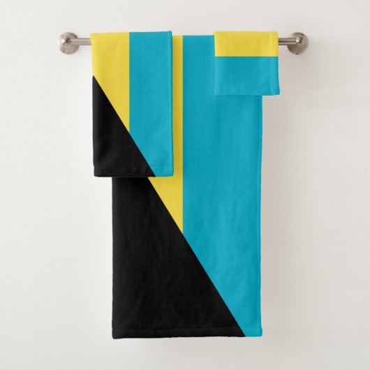 Bahamas-Flagge Badhandtuch Set (Insitu)