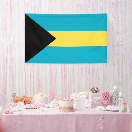 Bahamas-Flagge Banner (Party)