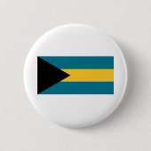 Bahamas-Flagge Button (Vorderseite)