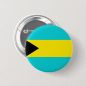 Bahamas-Flagge Button (Vorne & Hinten)