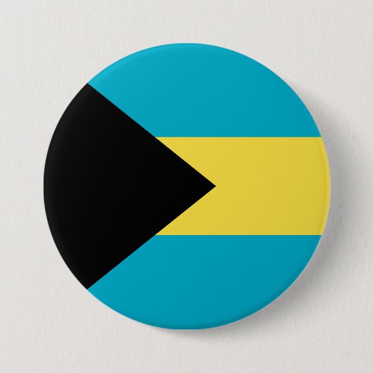 Bahamas-Flagge Button (Vorderseite)