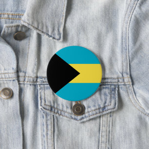 Bahamas-Flagge Button